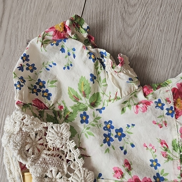 April Cornell Tiered Vintage Floral Dress, 12-18 Months - Picture 4 of 8